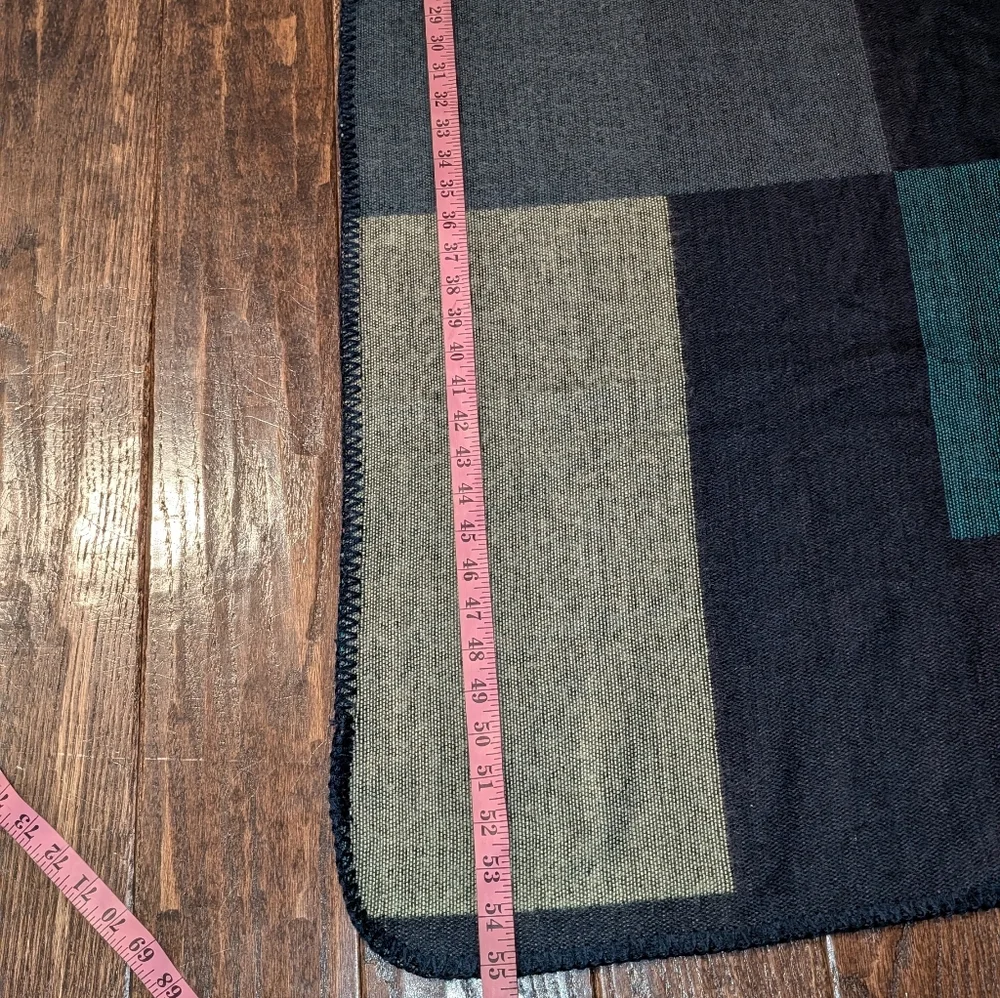 Unbranded Blanket Scarf / Shawl Jewel Tone Plaid
